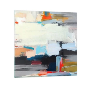 Obraz na szkle - Jest metoda? - 70x70 cm