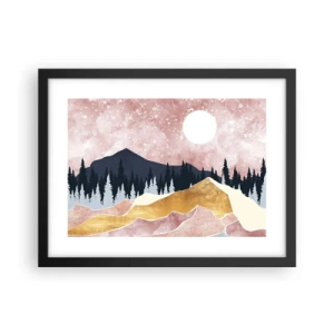 Plakat w czarnej ramie - Nocna straż - 40x30 cm