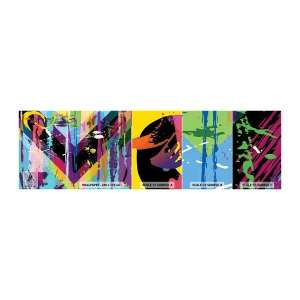 Fototapeta Próbka Samoprzylepna Deluxe Sticker - Z góry na dół - Abstrakcja, Sztuka, Grafika - 100x30 cm