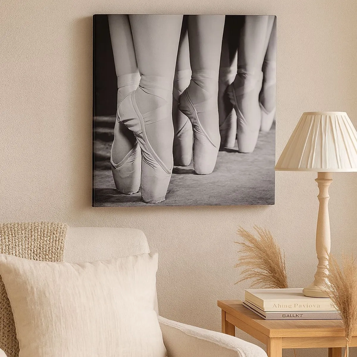 Obraz na płótnie - Razem, lekko - 30x30 cm