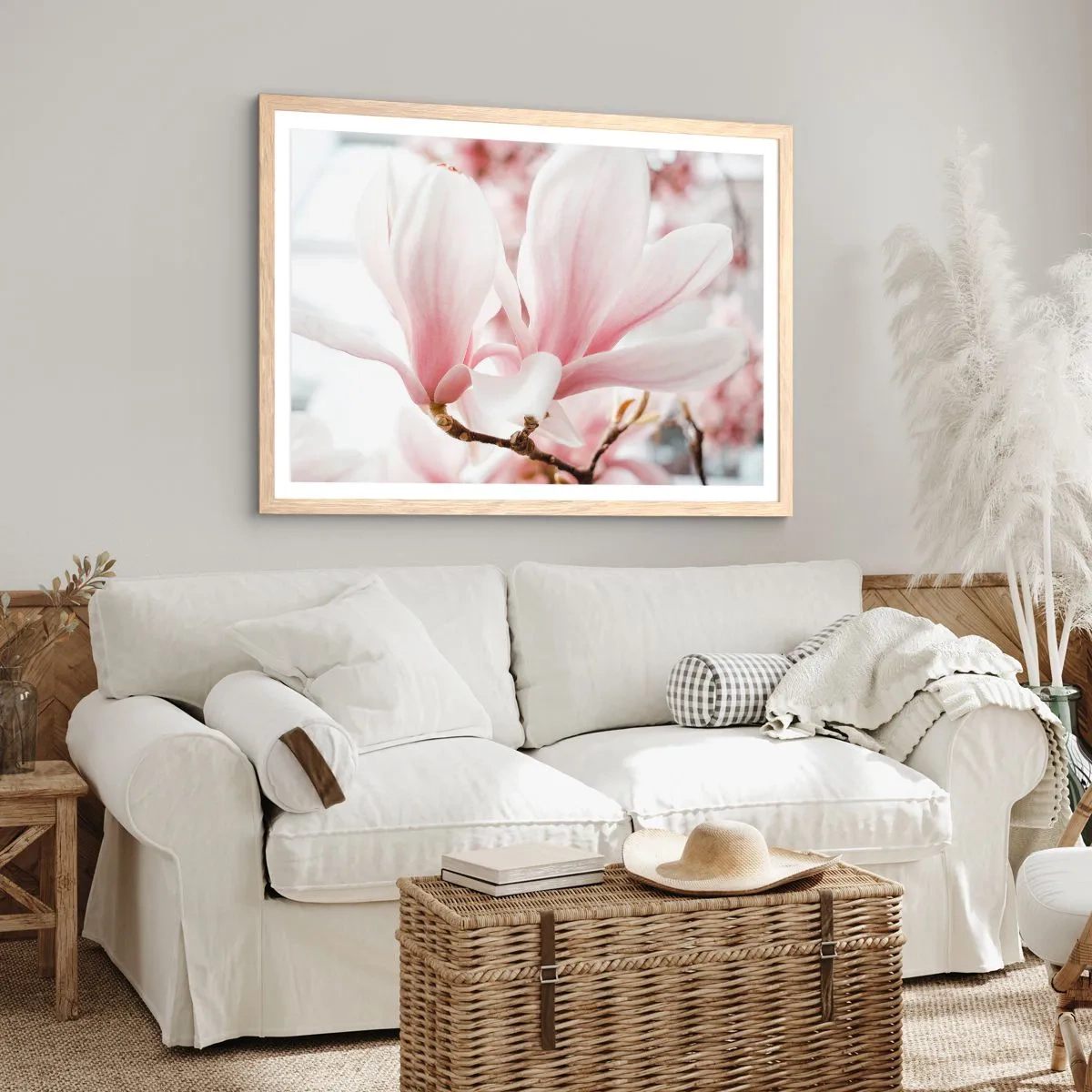 Plakat w ramie jasny dąb - Bezmiar czułości - 40x30 cm