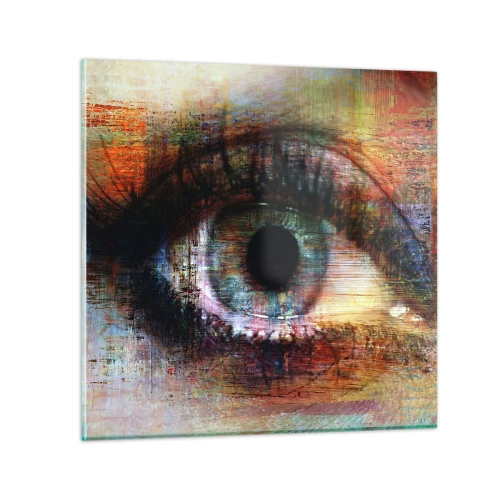 Obraz na szkle - Można zajrzec w duszę - 50x50 cm