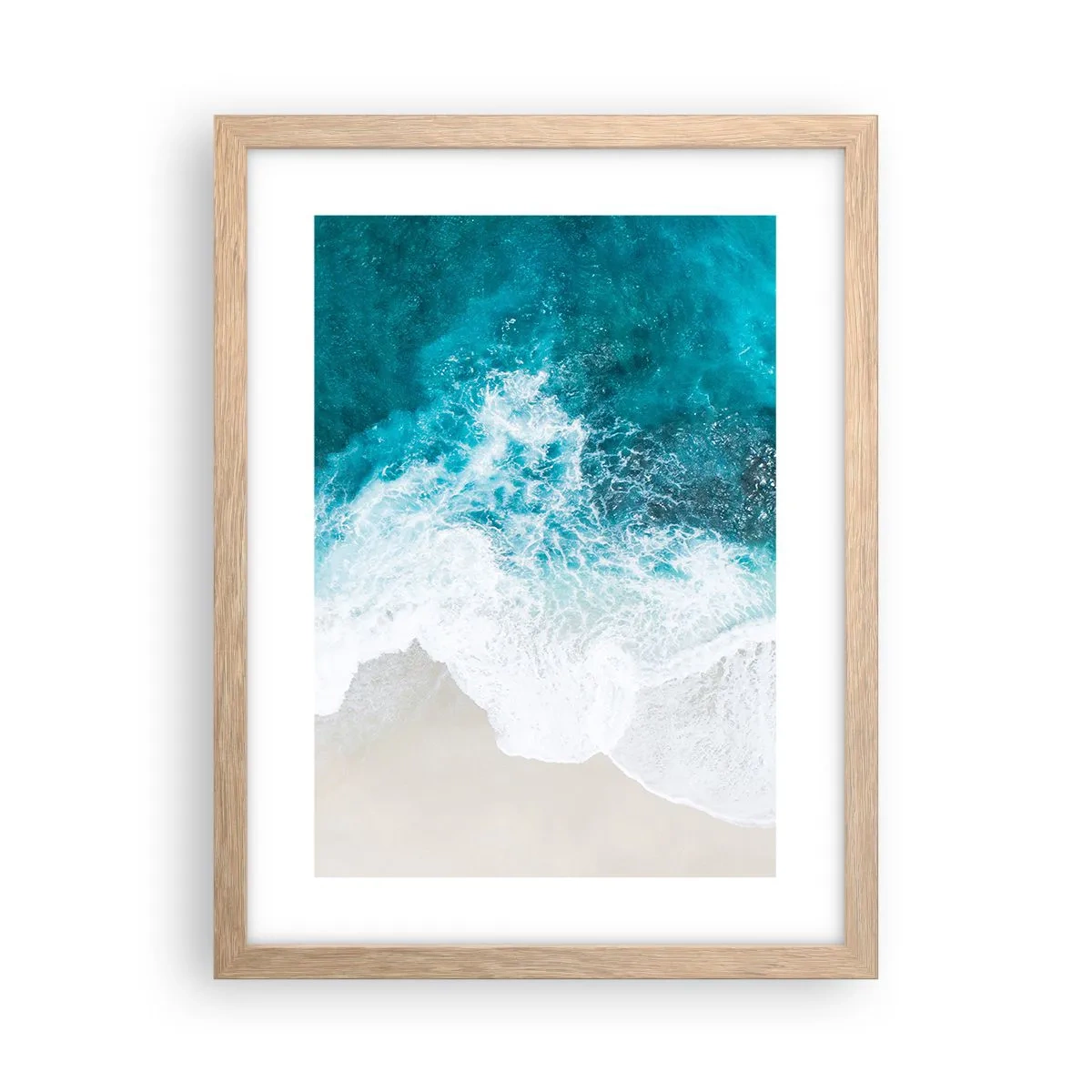 Plakat w ramie jasny dąb - Naturalna pieszczota - 30x40 cm