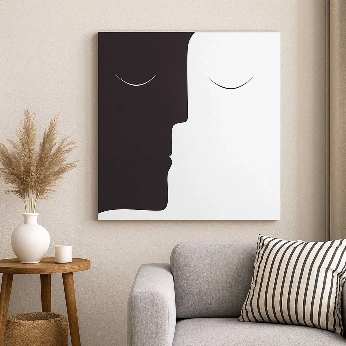 Obraz na płótnie - Jedność przeciwieństw - 30x30 cm