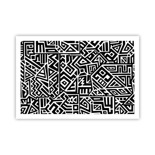 Plakat - Kompozycja prekolumbijska - 91x61 cm