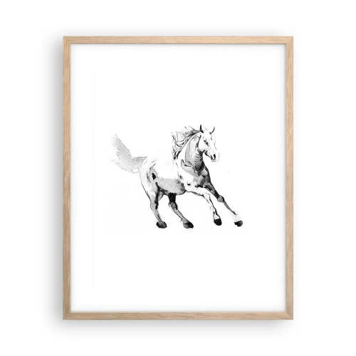 Plakat w ramie jasny dąb - Nieujarzmiona dusza - 40x50 cm