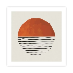 Plakat - W japońskim klimacie - 50x50 cm