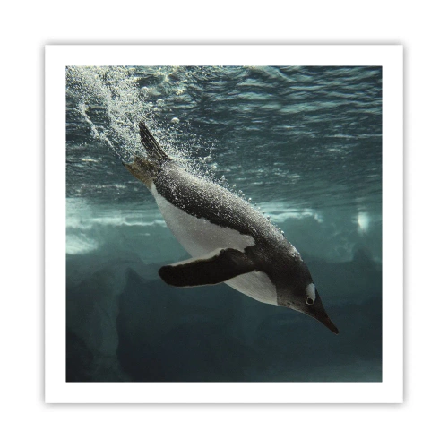 Plakat - Witaj w moim świecie - 60x60 cm