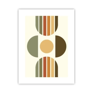 Plakat - W kolorach ziemi - 30x40 cm