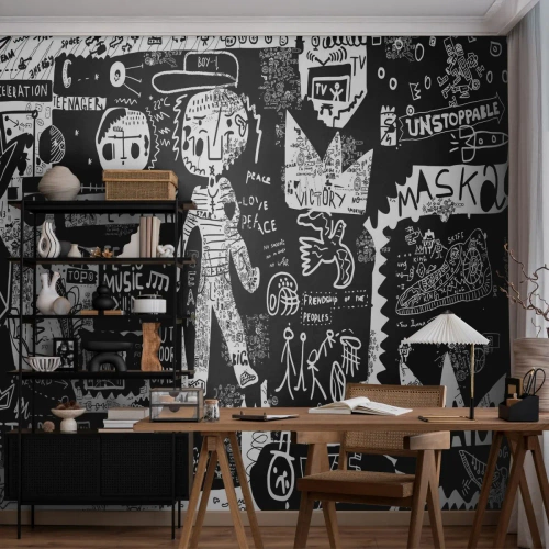 Fototapeta Samoprzylepna Deluxe Sticker - Duchowej młodości prawa i radości - Graffiti, Sztuka, Nowoczesny Wzór - 400x280 cm