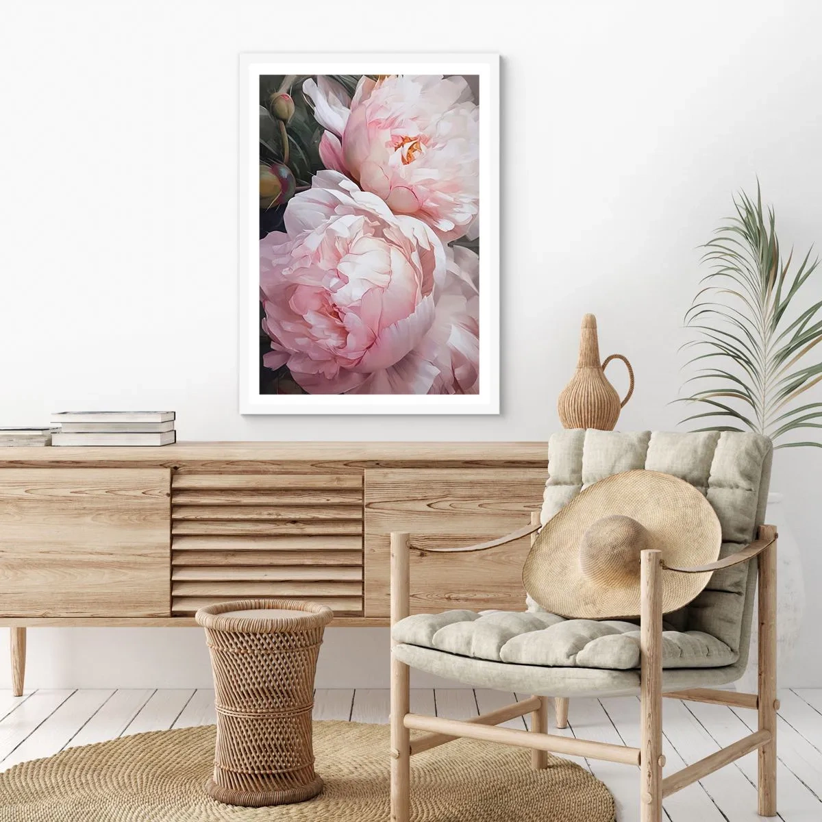 Plakat w białej ramie - Zatrzymane w rozkwicie - 40x50 cm