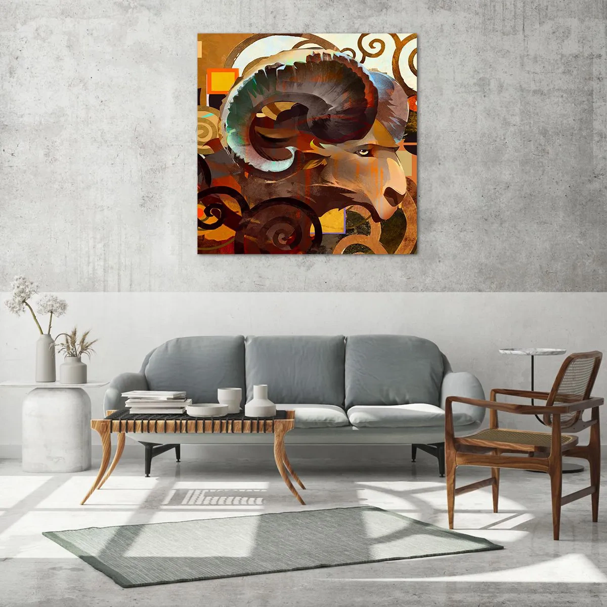 Obraz na szkle - Magie - religie - rytuały - 40x40 cm