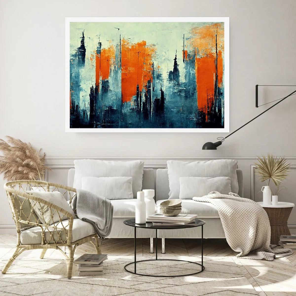 Plakat - Pejzaż nowoczesny - 70x50 cm