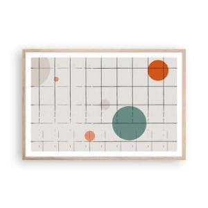 Plakat w ramie jasny dąb - Uwięzione. My czy one? - 91x61 cm