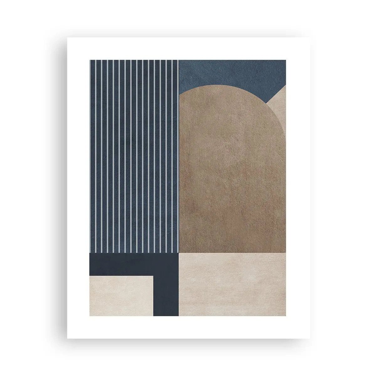 Plakat - Kompozycja prostoty i krągłości - 40x50 cm