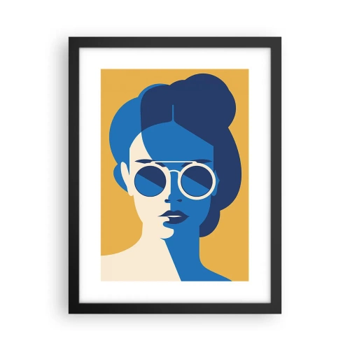 Plakat w czarnej ramie - Wakacyjny look - 30x40 cm