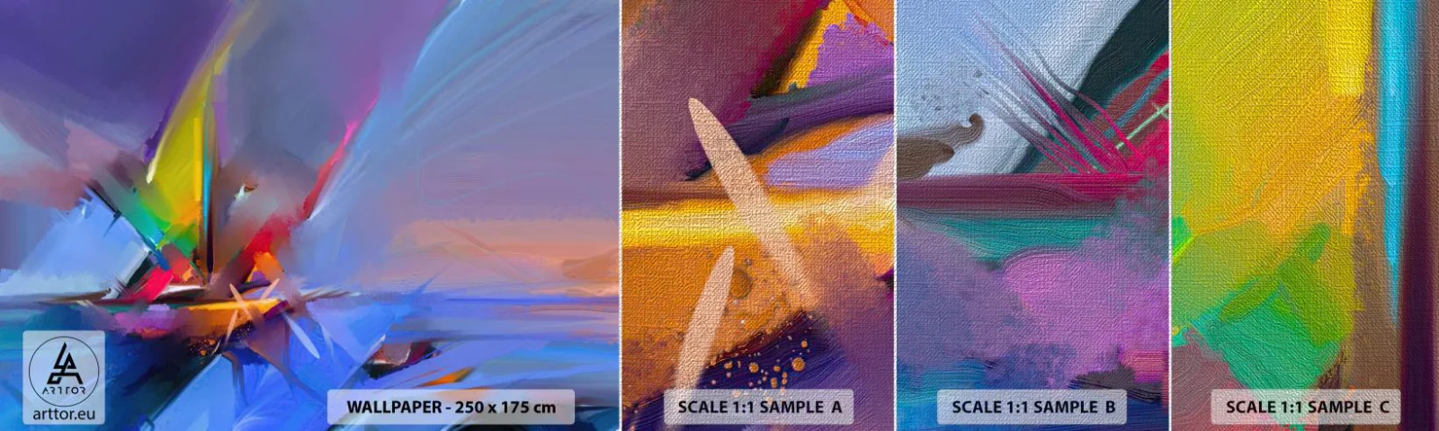 Fototapeta Próbka Premium Canvas - Śmigła jak ptak - Abstrakcja, Sztuka, Żaglówka - 100x30 cm