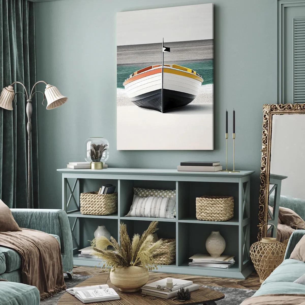 Obraz na płótnie - Na swoim miejscu - 65x120 cm