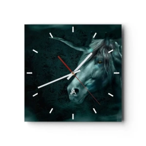 Zegar ścienny - W baśniowym lesie - 40x40 cm