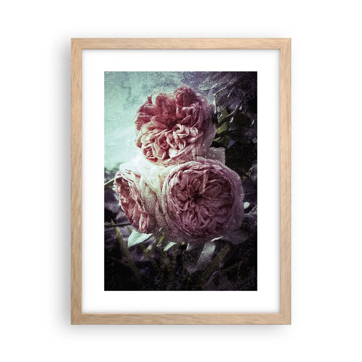 Plakat w ramie jasny dąb - W romantycznym klimacie - 30x40 cm