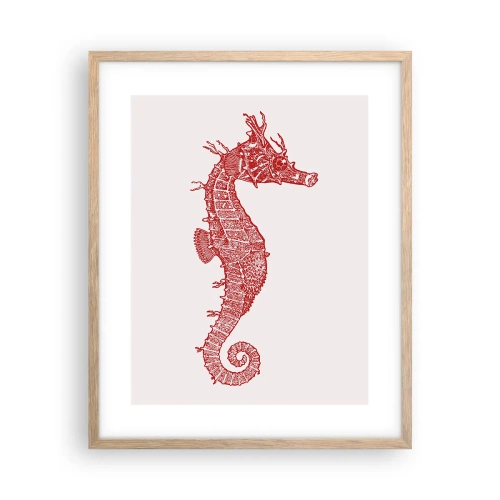 Plakat w ramie jasny dąb - Misterne stworzenie - 40x50 cm