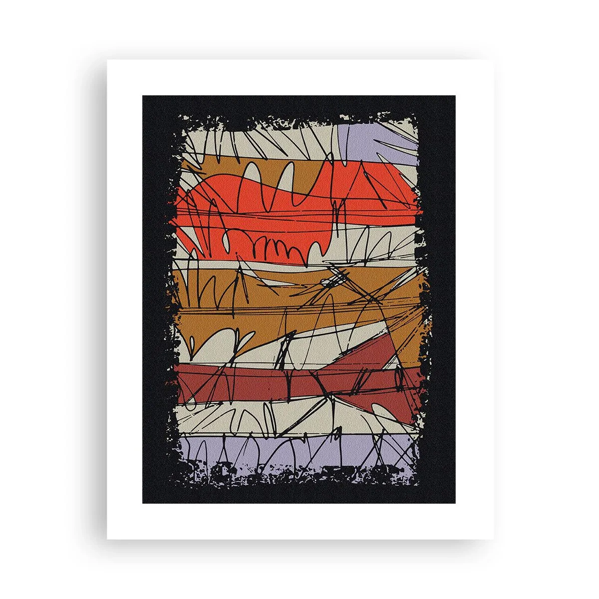 Plakat - Kompozycja spontaniczna - 40x50 cm