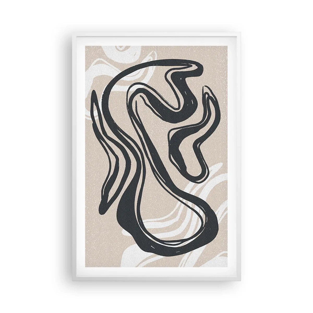 Plakat w białej ramie - Ekspresja zwielokrotniona - 61x91 cm