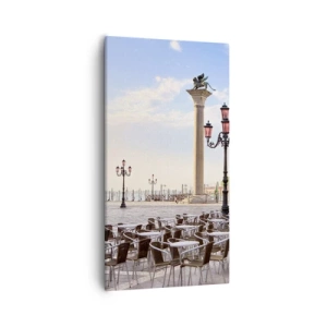 Obraz na płótnie - Zapraszamy, wszystko gotowe - 55x100 cm