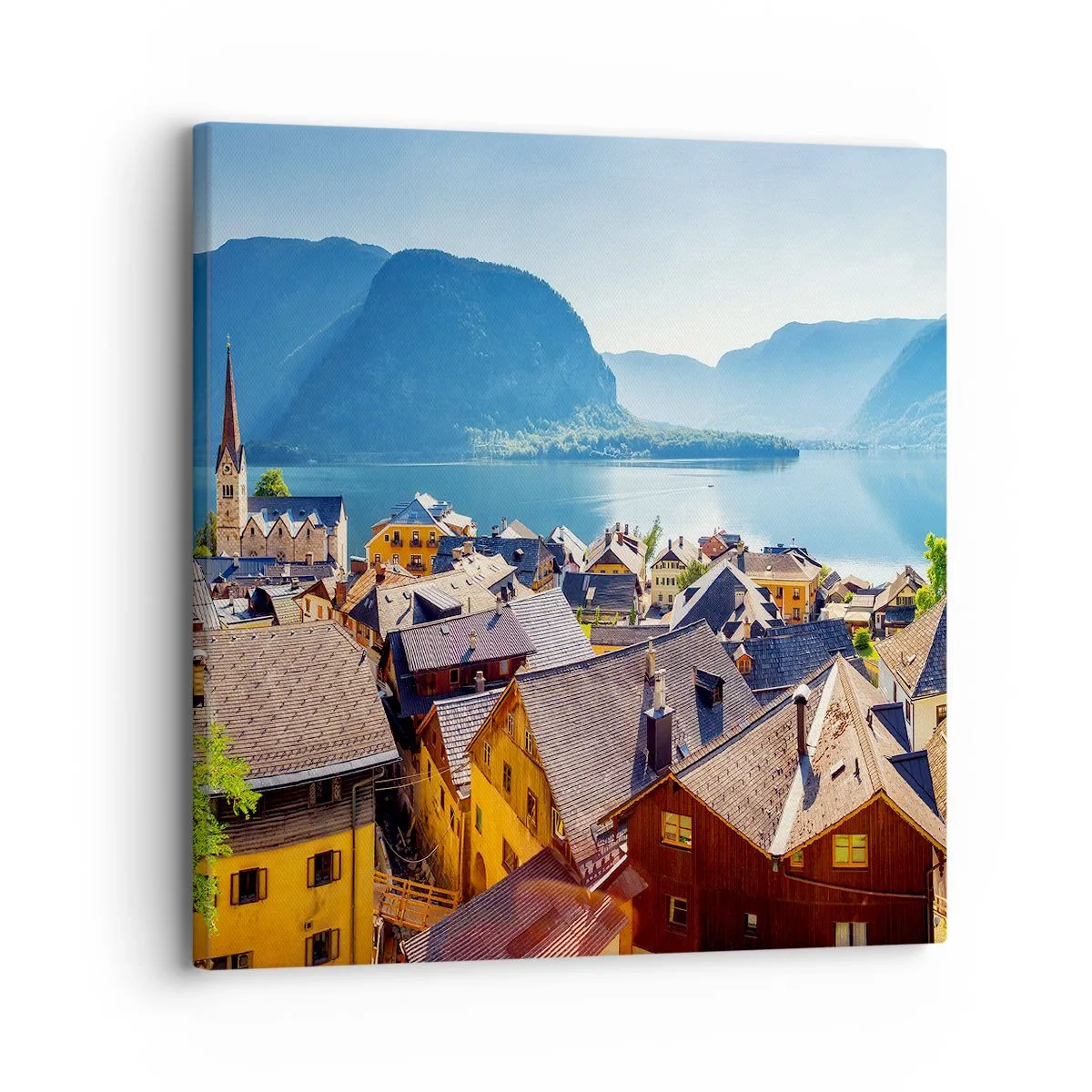 Obraz na płótnie - Bardziej malowniczo się nie da - 30x30 cm