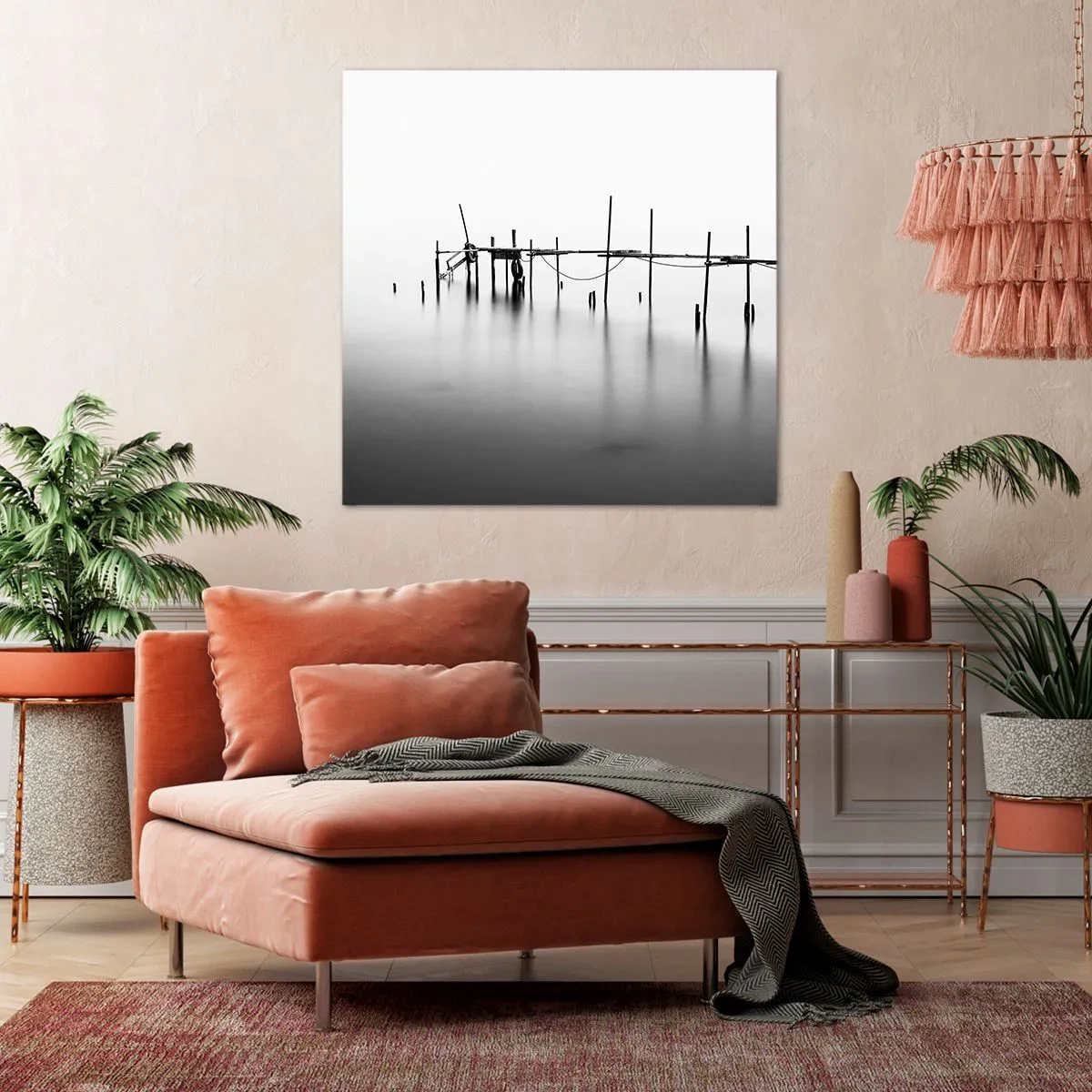 Obraz na płótnie - A jeśli świata nie ma? - 40x40 cm