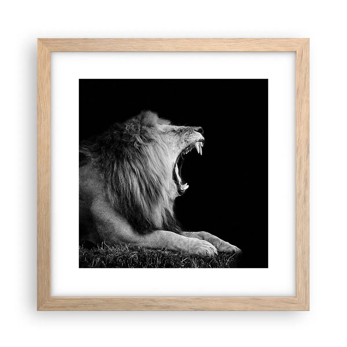 Plakat w ramie jasny dąb - Bez żadnych wątpliwości - 30x30 cm