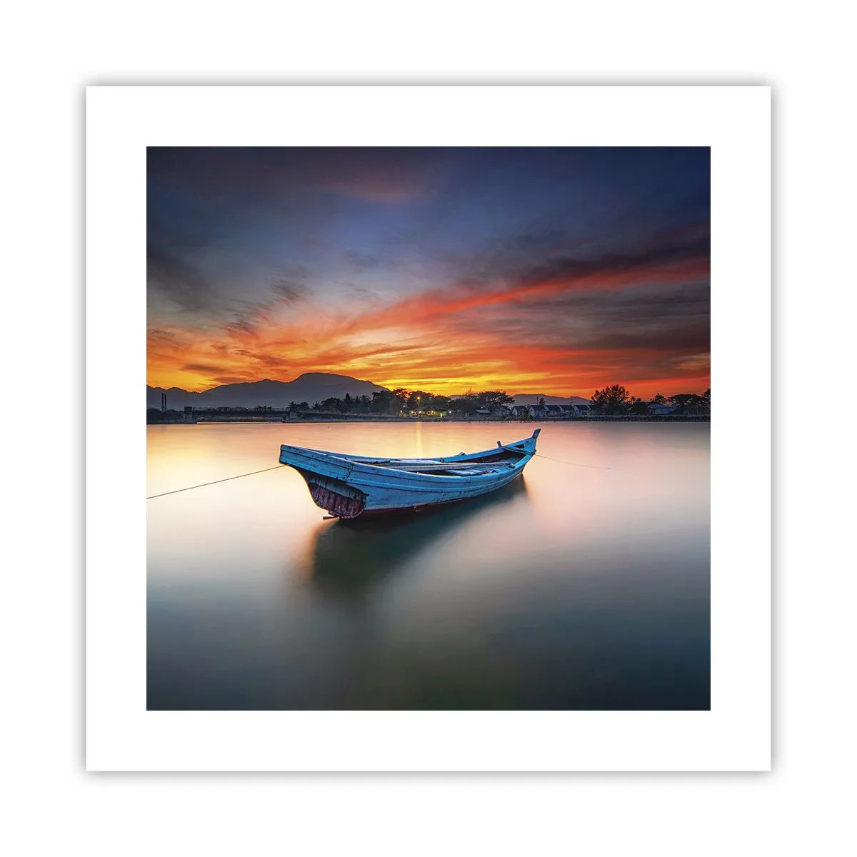 Plakat - Nadchodzi dobra noc - 40x40 cm
