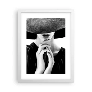 Plakat w białej ramie - Skryte piękno - 30x40 cm