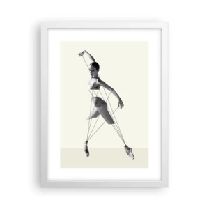 Plakat w białej ramie - W teatrze świata - 30x40 cm