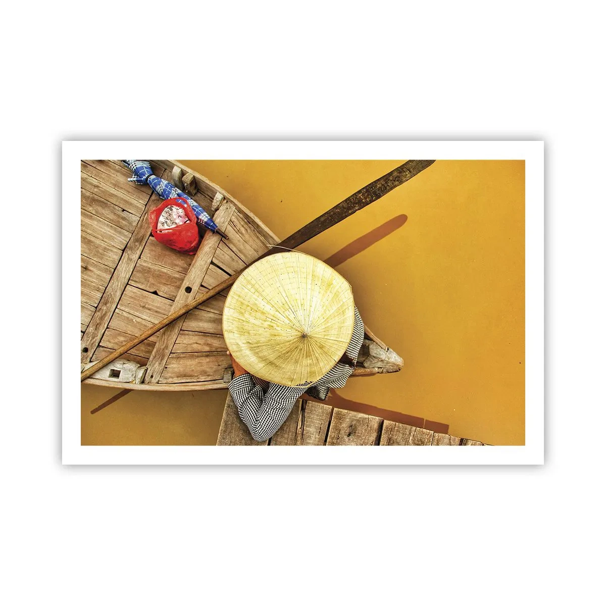 Plakat - Życie na żółtej rzece - 91x61 cm