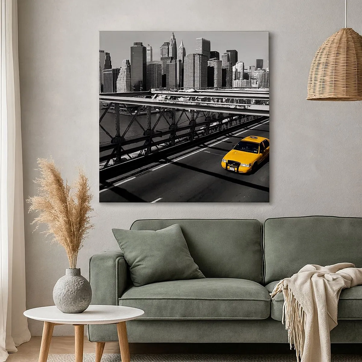 Obraz na płótnie - Kolor wielkiego miasta - 30x30 cm