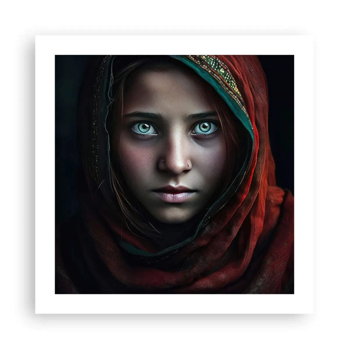 Plakat - Wschodnia księżniczka - 50x50 cm