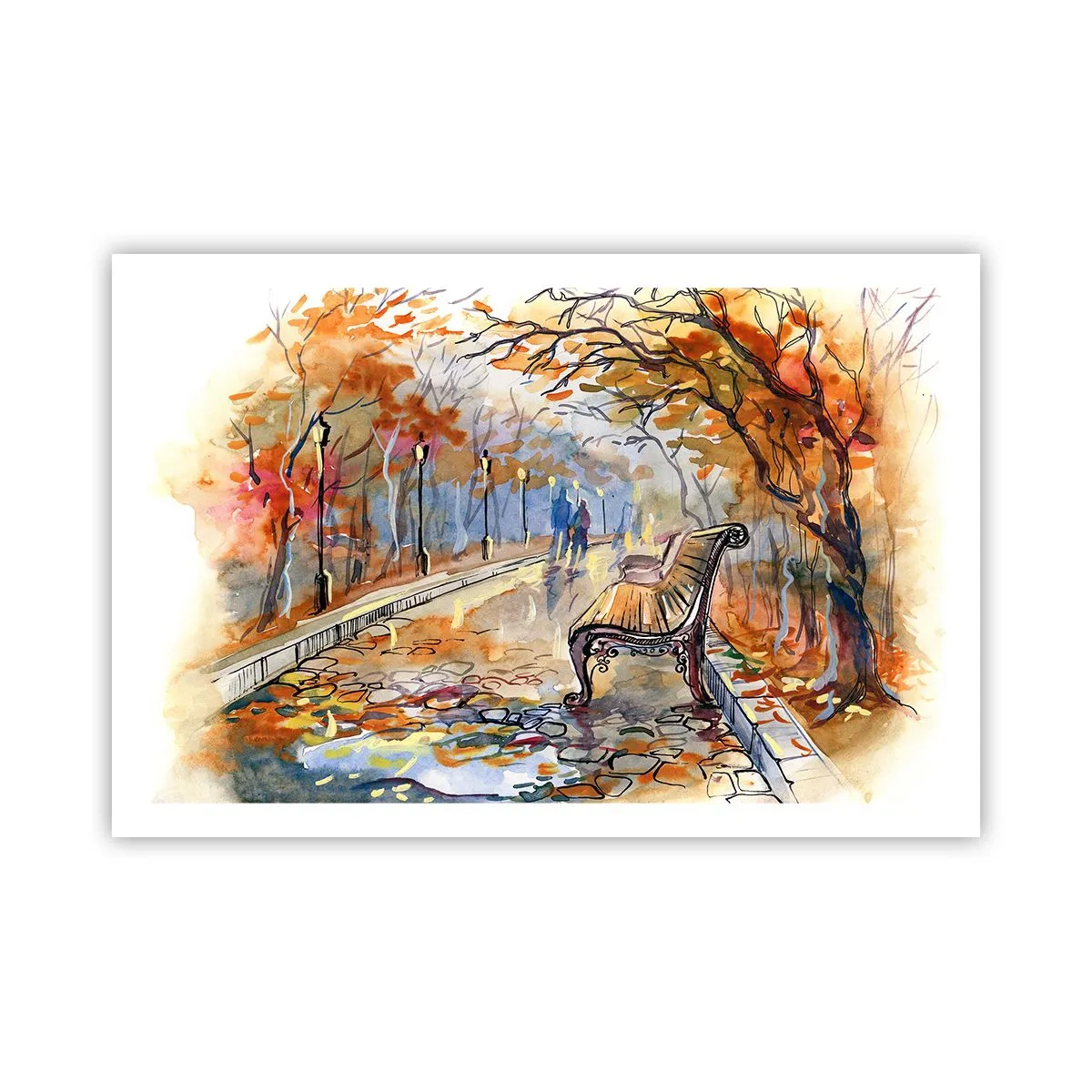 Plakat - Razem powędrować w jesień - 91x61 cm