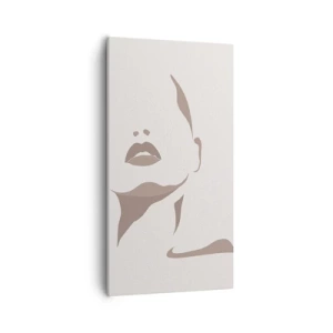 Obraz na płótnie - Stworzona ze światła i cienia - 55x100 cm