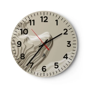 Zegar ścienny - Topografia sztuki - 30x30 cm