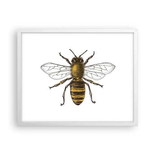 Plakat w białej ramie - Piękna i dobra - 50x40 cm