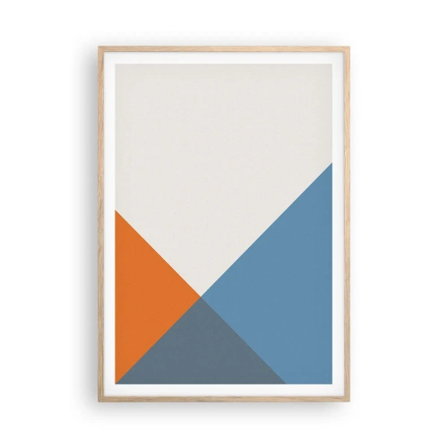 Plakat w ramie jasny dąb - Pod kątem… - 70x100 cm