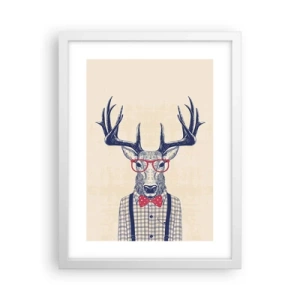 Plakat w białej ramie - Zabawna ekstrawagancja - 30x40 cm