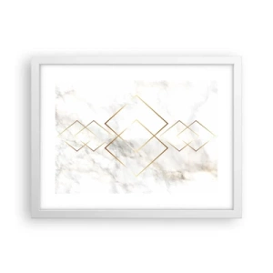 Plakat w białej ramie - Widok na nieskończoność - 40x30 cm