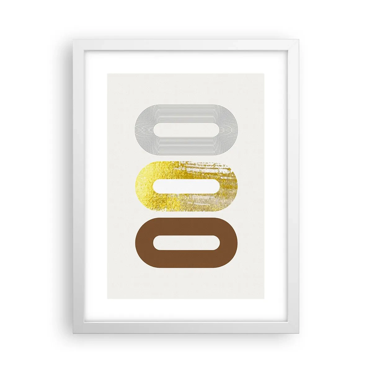 Plakat w białej ramie - Ooo! - 30x40 cm