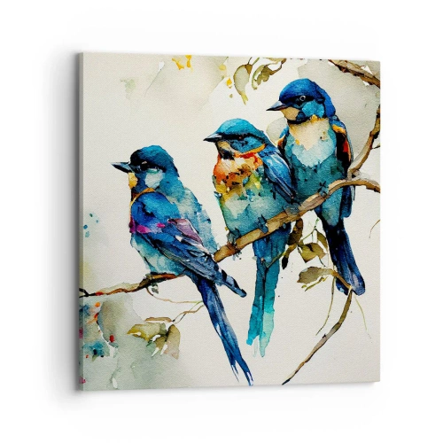 Obraz na płótnie - Obraził się? - 70x70 cm