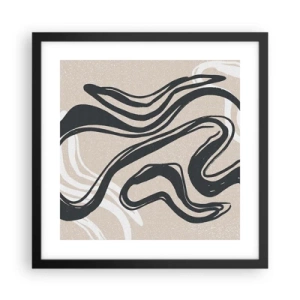 Plakat w czarnej ramie - Ekspresja zwielokrotniona - 40x40 cm