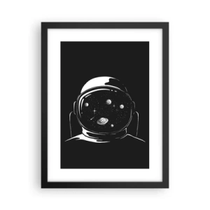Plakat w czarnej ramie - Niezły widok - 30x40 cm