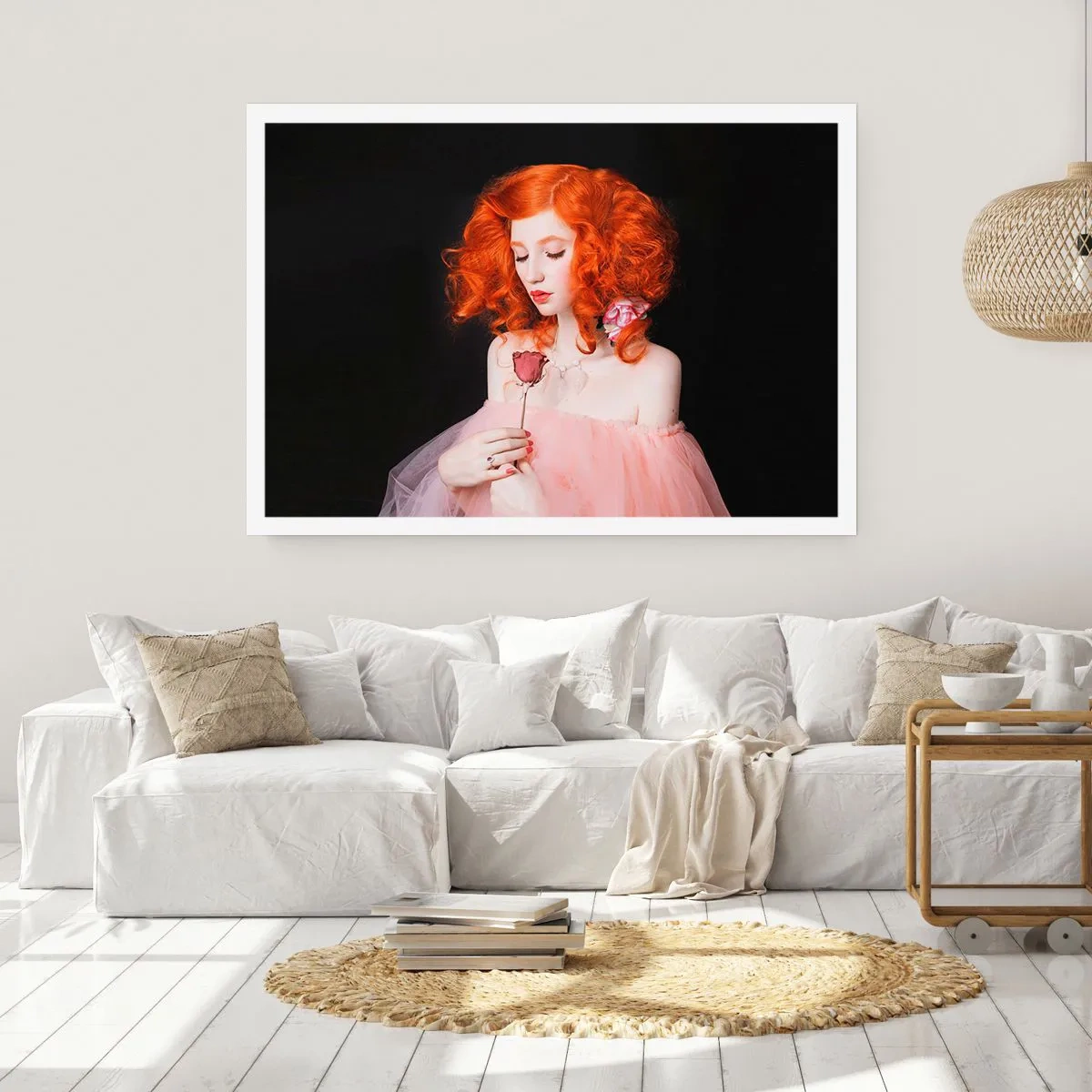 Plakat - W barokowym stylu - 70x50 cm