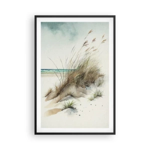 Plakat w czarnej ramie - Otulone piaskiem - 61x91 cm